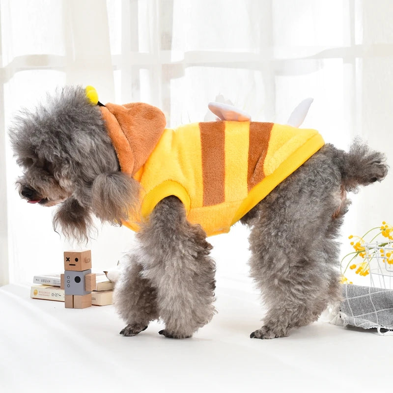 Yellow Bee Costume with Hoodie