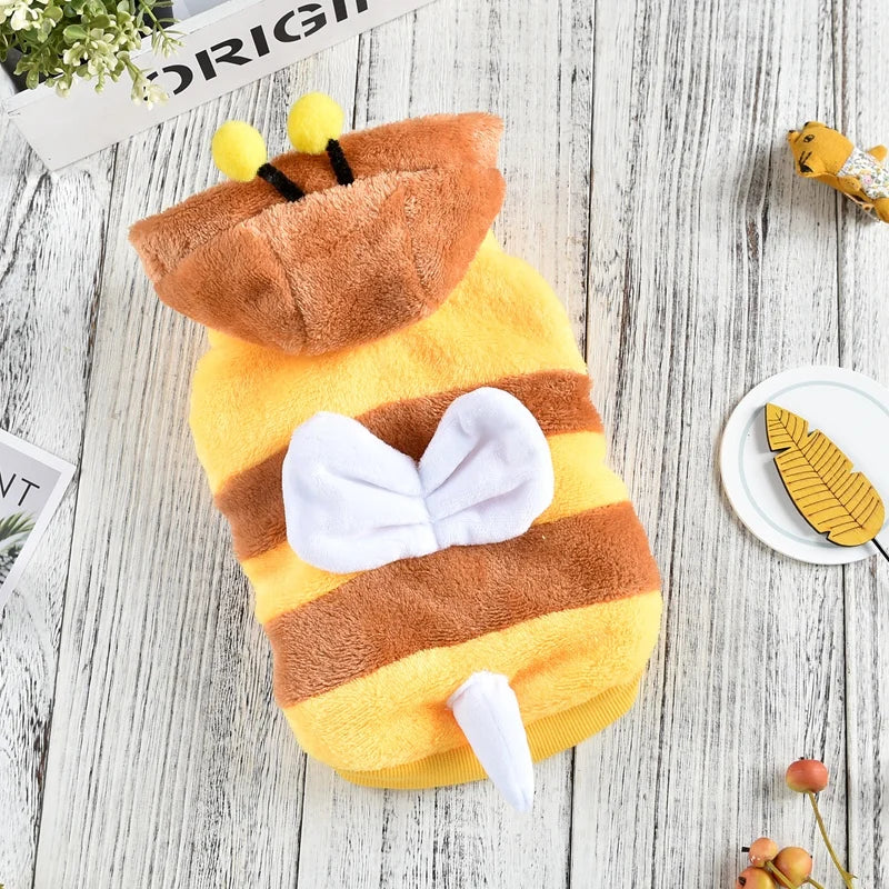 Yellow Bee Costume with Hoodie