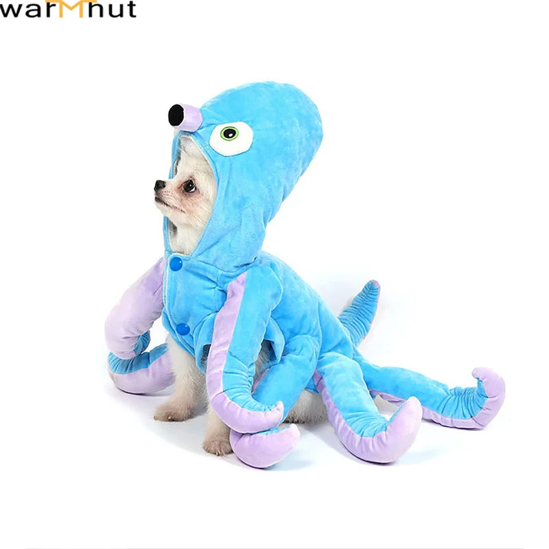 Octopus Costumes for Cats+Dogs at Halloween