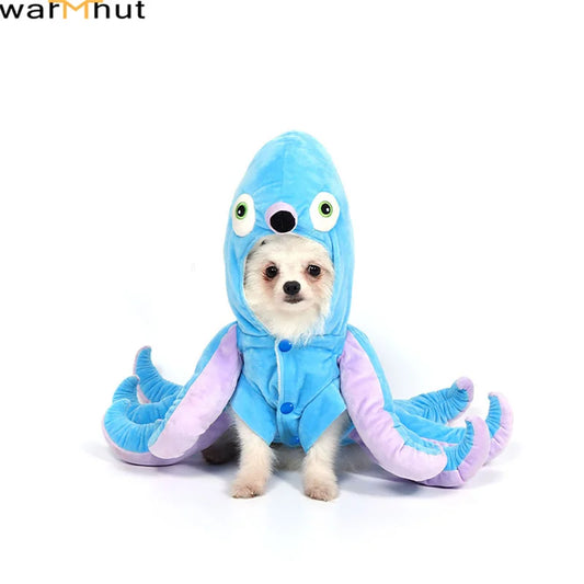 Octopus Costumes for Cats+Dogs at Halloween