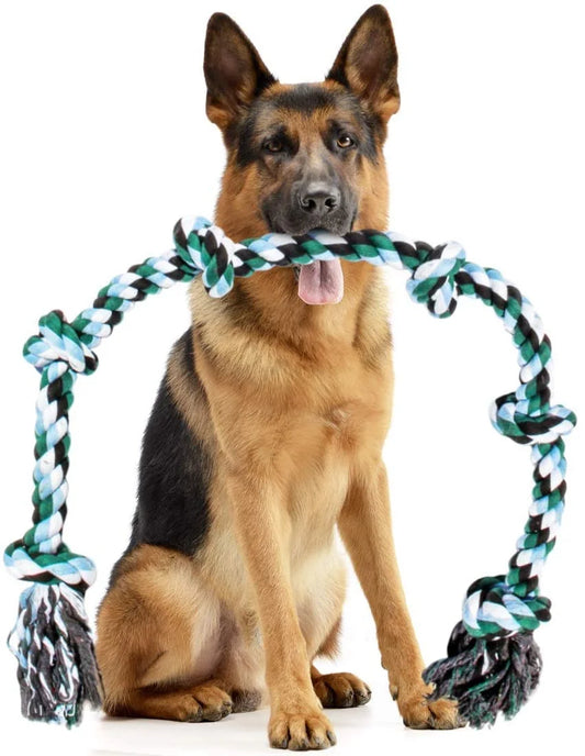 Giant Rope for Extra Large Dogs 42" Long with 6 Knots