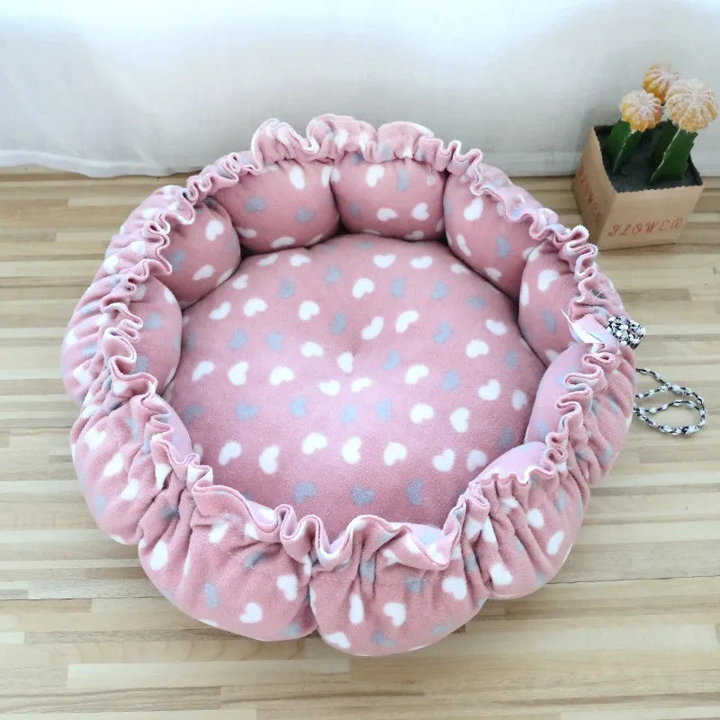 Nest  Bed with Drawstring Dual Use Cushion